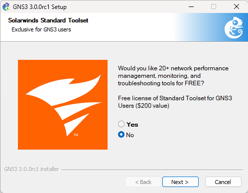 忽略Solarwinds广告
