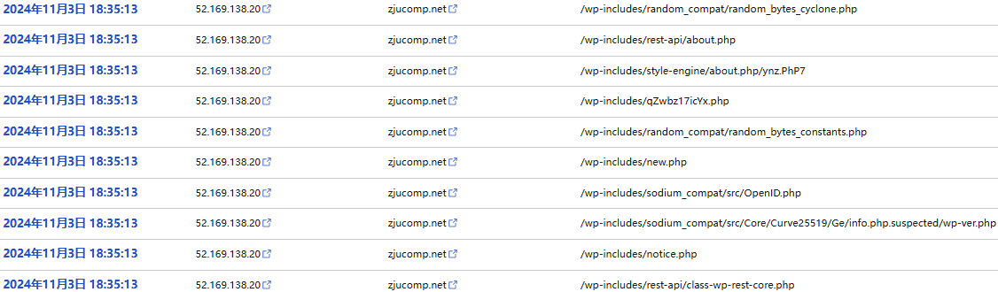 nmap 扫描开放端口的示例输出（试探扫描）